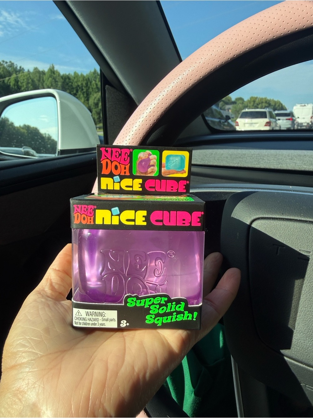 💯 Authentic guarantee!Purple Nice Cube Super Solida Squish - Needoh